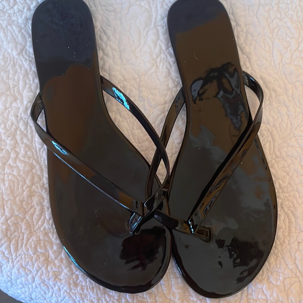 Black sandals. Size 10